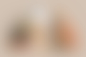 Fototapete - Abstract soft brown color warm toon gradient blur background. Blur background with brown color warm toon gradient smooth and soft. 