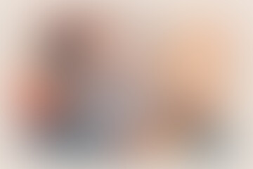 Fototapete - Abstract soft warm color gradient blur background. Blur background with warm color gradient smooth and soft. 