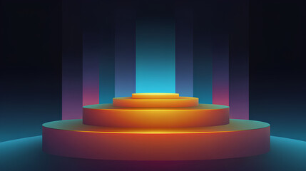 Poster - Hud Podium Stock Illustration