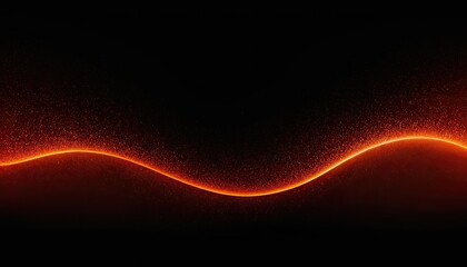 Poster - Abstract orange wave background design
2