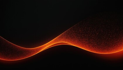 Poster - Abstract orange wave background design
1