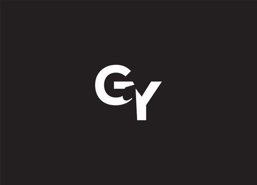 GY creative initial logo design and letter logo