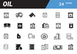© sourav - Oil Icon Set: A comprehensive collection of detailed oil icons, ideal for illustrating energy, industry, and transportation concepts.