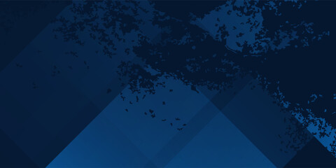 Poster - Abstract grunnge background gradient dark navy blue banner art modern simple