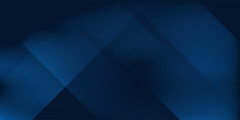 Poster - Design background gradient dark navy blue banner illustration abstract simple