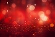 © Tamim - Red Bokeh Lights Background Sparkling Glitter and Festive Glow