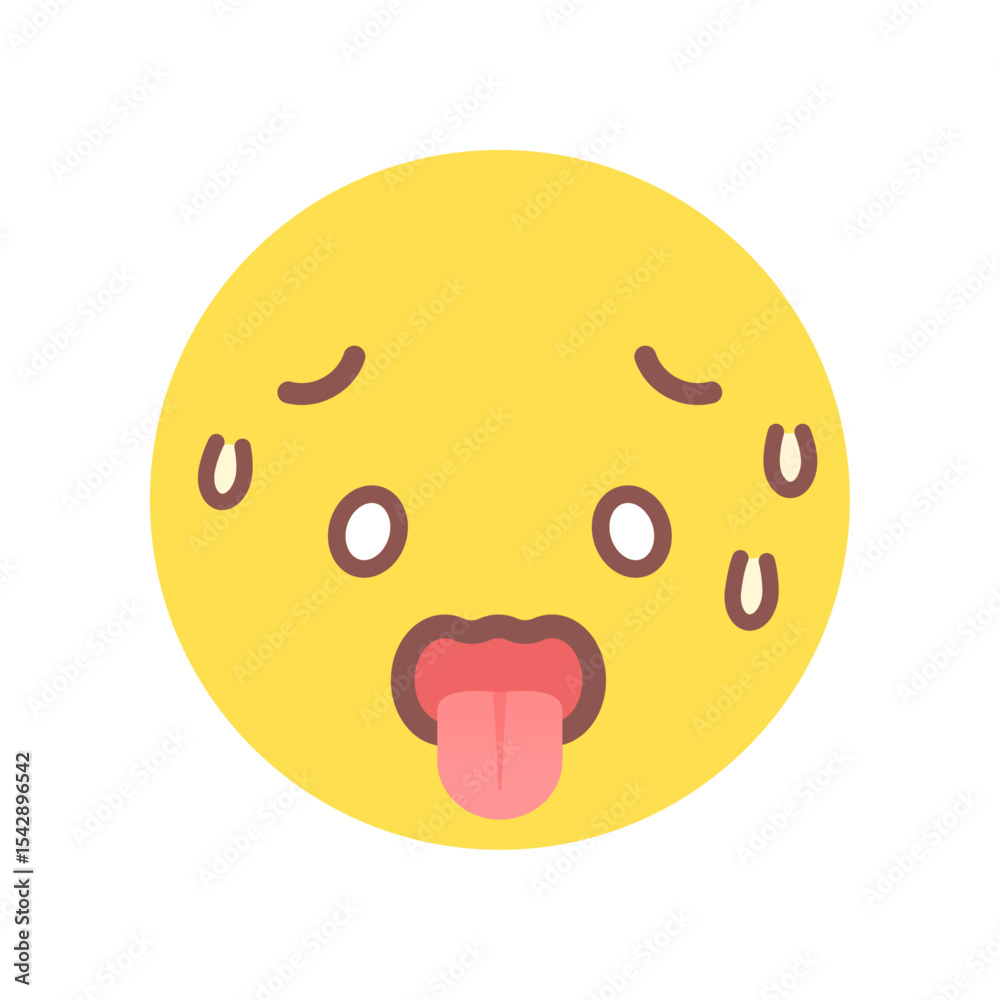 顔 文字 暑い