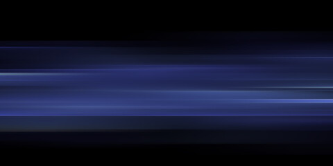 Fototapete - Digitally generated image of blue light and stripes moving fast
