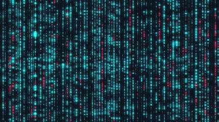 Abstract digital code backdrop