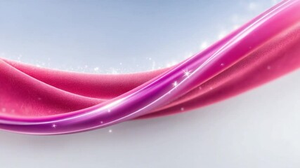 Fototapete - Ethereal Swirls: Abstract, swirling ribbons in vibrant shades dance gracefully against a soft gradient background, exuding an atmosphere of elegance and movement.