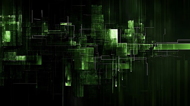Abstract digital graphic