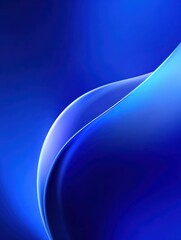 Poster - abstract blue background with smooth curved shape by blue color with blurred lines and subtle gradient effect , curve, design, abstract