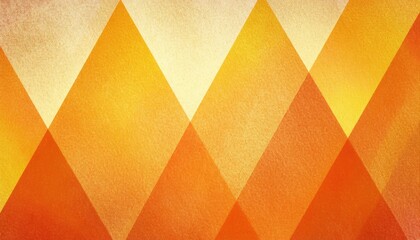 Poster - vibrant orange geometric pattern with diagonal polygon shapes and subtle canvas texture for abstract background, poster, web design, branding or packaging graphic

