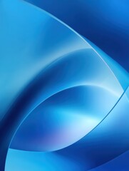 Poster - abstract blue background with smooth curved shape by blue color with blurred lines and subtle gradient effect , curve, design, abstract