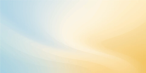 Wall Mural - abstract vector background with light nature white gradients of blue and pale gold