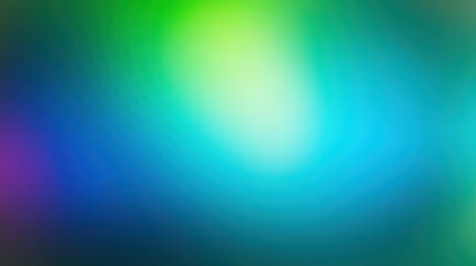 Poster - A smooth gradient blending vibrant blue, green, and hints of purple and white, creating a calming and abstract background effect.