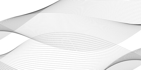 Poster - Abstract black glowing wave lines background. Digital frequency track equalizer. Abstract frequency sound wave lines and technology curve lines background.	