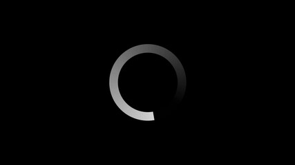 Fototapete - Loading Progress Bar Animation, charging upload download, Loading Circle Icon, Pixel Preloaded. Downloading Bar loading Screen, Animated circular loading mark, loading, downloading.4k