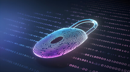 binary code lock on binary code