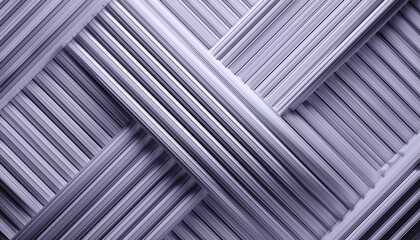 Poster - layered lavender curved line pattern with glossy metallic texture in abstract geometric loops, perfect for web design, branding, product packaging, or poster art

