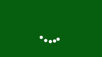 Fototapete - Abstract Circle progress loading bar animation with dynamic design, Rounding Loading Circle Icon Animation, Preloaded, dots blinking, Website loader, loading progress icon animation, 4k