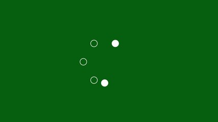 Fototapete - Abstract Circle progress loading bar animation with dynamic design, Rounding Loading Circle Icon Animation, Preloaded, dots blinking, Website loader, loading progress icon animation, 4k