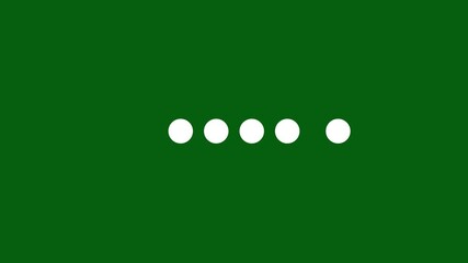 Fototapete - Abstract Circle progress loading bar animation with dynamic design, Rounding Loading Circle Icon Animation, Preloaded, dots blinking, Website loader, loading progress icon animation, 4k