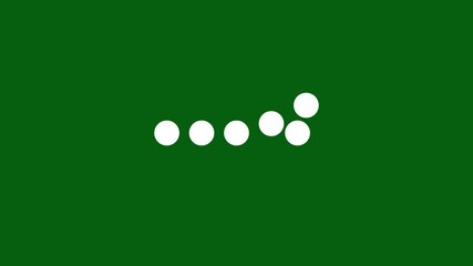 Fototapete - Abstract Circle progress loading bar animation with dynamic design, Rounding Loading Circle Icon Animation, Preloaded, dots blinking, Website loader, loading progress icon animation, 4k