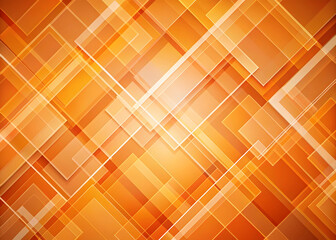 Poster - abstract orange background