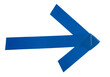 © Emre Akkoyun - PNG Blue arrow shape sticky tape cut out design element