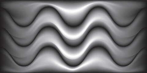 Poster - modern black gradient and wave background. background for banner backdrop. eps 10