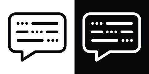 Morse code icon filled flat sign concept for web design.