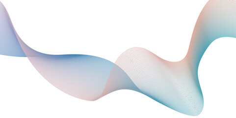 Fototapete - Abstract blend wave lines and technology background. Background lines wave abstract stripe design. White background, mesh abstract, vector gradient line soft blend.	