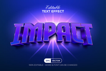 Fototapete - 3D Curved Editable Text Effect Sport Theme.
