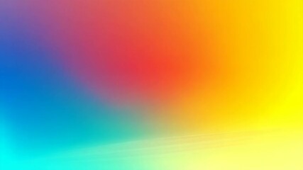 Poster - Abstract Colorful Gradient Background with Blur Effect in Digital Art