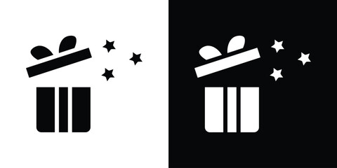 Gift icon collection. line stroke icon. EPS 10