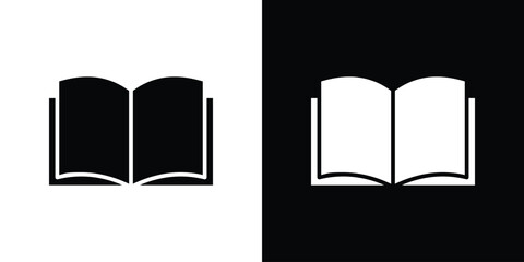 open book icon collection. line stroke icon. EPS 10