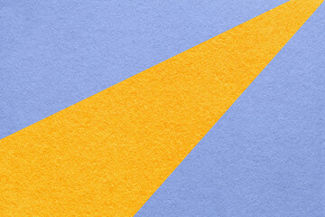 abstract geometric blue paper background with yellow rays, macro texture for banner, template, prese