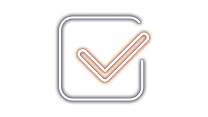 Poster - Check mark. Icon for design. Easily editable