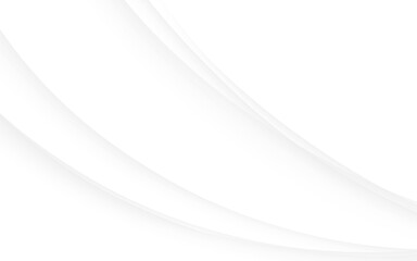 Fototapete - White and grey abstract wavy background subtle clean lines smooth modern design