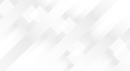 Fototapete - White grey modern abstract geometric background design clean lines subtle shapes pattern