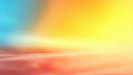 Fototapete - Vivid Abstract Color Blurred Background with Warm Shades for Creative Design