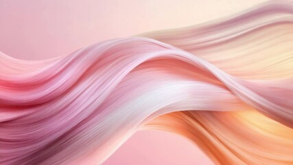 Poster - Abstract Pink and Orange Swirl: A mesmerizing abstract image featuring a dynamic swirl of pink and orange hues, creating a sense of movement and fluidity. The colors blend seamlessly.