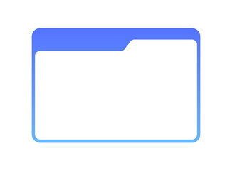 Poster - Futuristic Popup Window Frame in Gradient Colors. Digital Interface Frame with Minimal Popup Design. Modern UI Window Element with Futuristic Aesthetic.