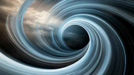 Poster - Celestial Vortex: A mesmerizing visual depiction of a swirling vortex against a celestial backdrop, inviting viewers to contemplate the mysteries of the universe.