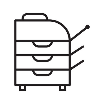 Printer Icon. Vector for web
