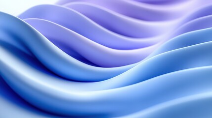 Poster -   Blue-purple liquid flow on image