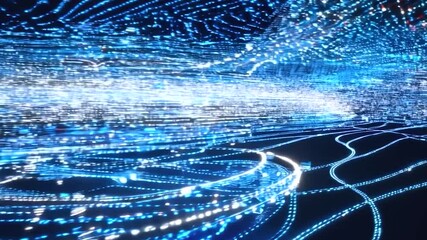 abstract blue background animation