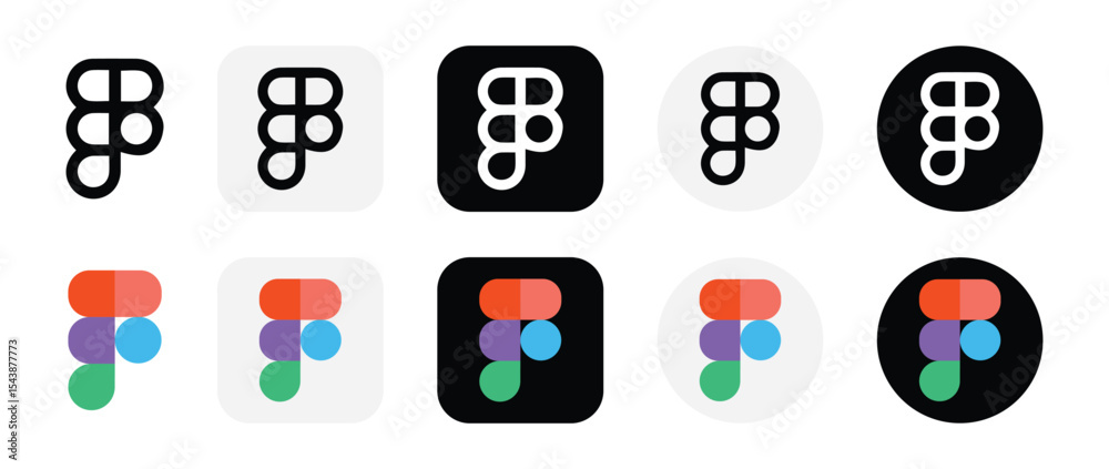 Figma logo icon transparent png download. New Figma icon 2025. High ...