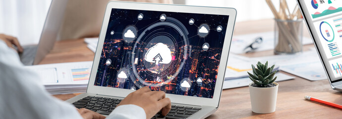 Poster - Cloud computing software for brisk remote work and personal data storage
